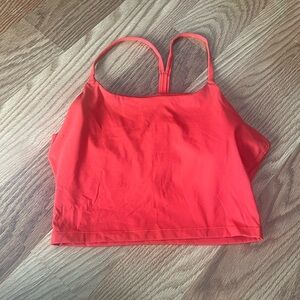 Red Yoga Top
